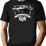 1964 Thunderbird T-Shirt for Men & Women, T-Shirts Graphic Tee - Black