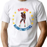 1970S Vintage Distressed Harlem Globetrotters Retro Tee Harlem Globetrotters Retro T-Shirt Basketball T-Shirt Retro Basketball T-Shirt for Men & Women, T-Shirts Graphic Tee - White