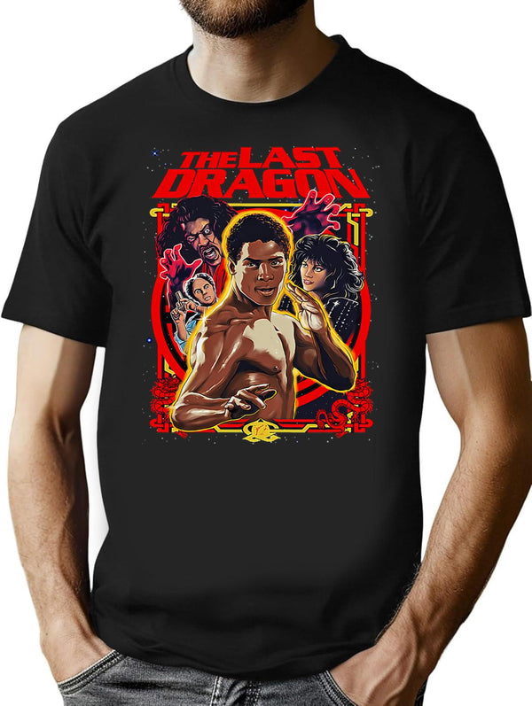 1980'S Movie The Last Dragon'S T-Shirt for Men & Women, T-Shirts Graphic Tee - Black