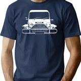 1983 Leyland Moke T-Shirt for Men & Women, T-Shirts Graphic Tee - Navy