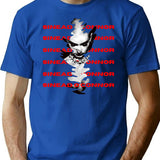 1990S Indie Music Vintage Fan Art (2) T-Shirt for Men & Women, T-Shirts Graphic Tee - Blue