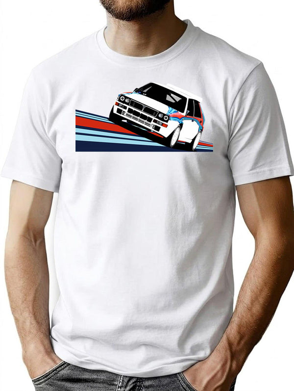 1992 Rally Race Car T-Shirt for Men & Women, T-Shirts Graphic Tee - White
