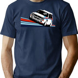1992 Rally Race Car T-Shirt for Men & Women, T-Shirts Graphic Tee - Navy