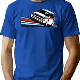 1992 Rally Race Car T-Shirt for Men & Women, T-Shirts Graphic Tee - Blue