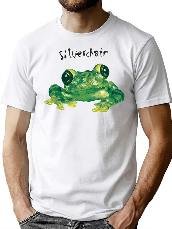 1995 Rare Silverchair Frogstomp '95 Frog Double T-Shirt for Men & Women, T-Shirts Graphic Tee - White