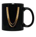 2 Chains Black Coffee Mug, Gift Coffee Mug - Black