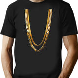 2 Chains Premium Heavyweight Cotton T-Shirt - Black