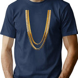 2 Chains Premium Heavyweight Cotton T-Shirt - Navy