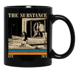 Retro The Substance Black Coffee Mug, Gift Coffee Mug - Black