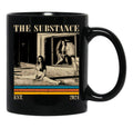 Retro The Substance Black Coffee Mug, Gift Coffee Mug - Black