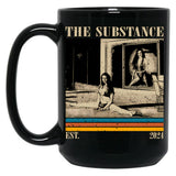 Retro The Substance Black Coffee Mug, Gift Coffee Mug