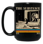 Retro The Substance Black Coffee Mug, Gift Coffee Mug