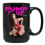 The Substance Pump It Up Black Coffee Mug, Gift Coffee Mug