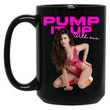 The Substance Pump It Up Black Coffee Mug, Gift Coffee Mug