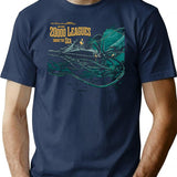 20000 Leagues Under Sea Jv Premium Heavyweight Cotton T-Shirt - Navy