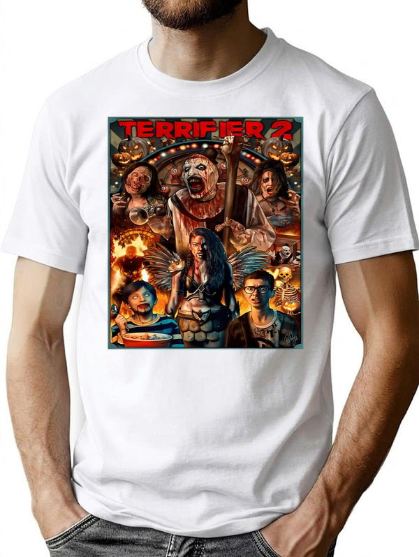 2022 The Clowns T-Shirt for Men & Women, T-Shirts Graphic Tee - White