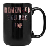 The Substance Movie Sticker Black Coffee Mug, Gift Coffee Mug