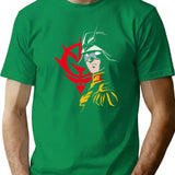 210 Char Minimal T-Shirt for Men & Women, T-Shirts Graphic Tee - Green