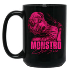 Monstro Elisasue Black Coffee Mug, Gift Coffee Mug