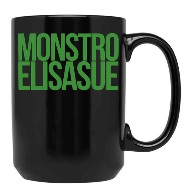 Monstro Elisasue Black Coffee Mug, Gift Coffee Mug