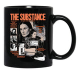 The Substance Movie Black Coffee Mug, Gift Coffee Mug Style 2 - Black