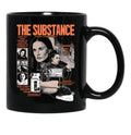 The Substance Movie Black Coffee Mug, Gift Coffee Mug Style 2 - Black