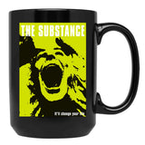 The Substance Will Change Your Life Black Coffee Mug, Gift Coffee Mug