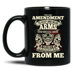 2Nd Amendment Black Coffee Mug