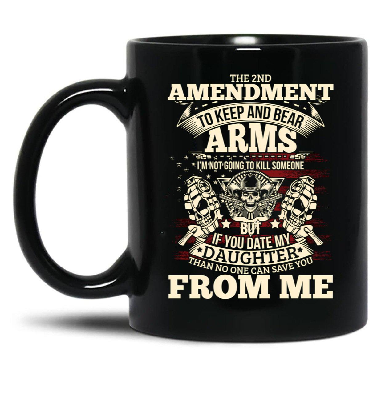 2Nd Amendment Black Coffee Mug