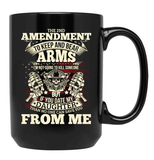 2Nd Amendment Black Coffee Mug - Black