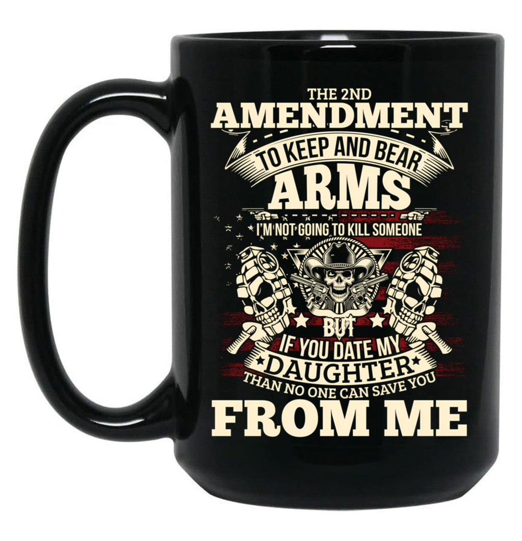 2Nd Amendment Black Coffee Mug