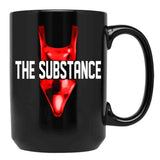 The Substance (2024) Black Coffee Mug, Gift Coffee Mug