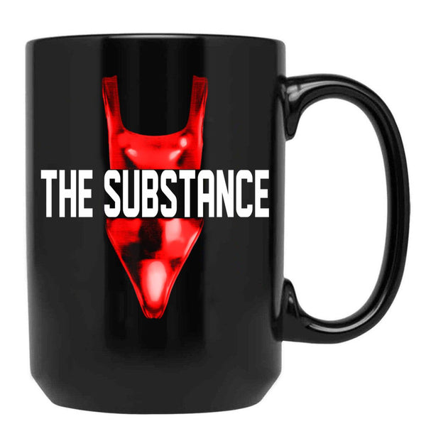 The Substance (2024) Black Coffee Mug, Gift Coffee Mug