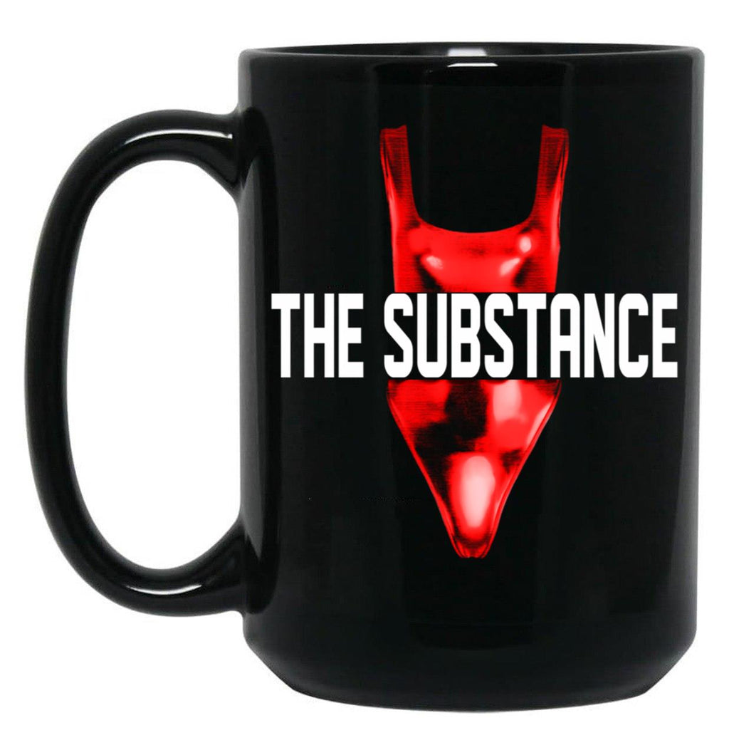 The Substance (2024) Black Coffee Mug, Gift Coffee Mug