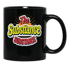 The Substance Vivid Dystopia Black Coffee Mug, Gift Coffee Mug - Black