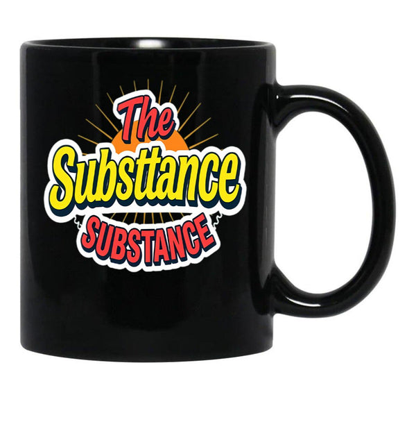 The Substance Vivid Dystopia Black Coffee Mug, Gift Coffee Mug - Black