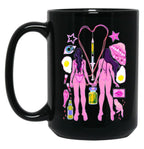 The Substance Fan Art Black Coffee Mug, Gift Coffee Mug