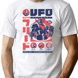 326 Retro Grendizer T-Shirt for Men & Women, T-Shirts Graphic Tee - White
