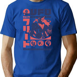 326 Retro Grendizer T-Shirt for Men & Women, T-Shirts Graphic Tee - Blue