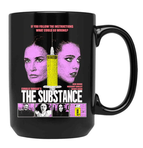The Substance Movie Black Coffee Mug, Gift Coffee Mug Style 3