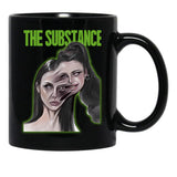 The Substance Art Black Coffee Mug, Gift Coffee Mug - Black