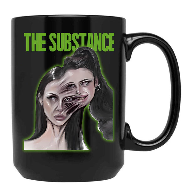 The Substance Art Black Coffee Mug, Gift Coffee Mug