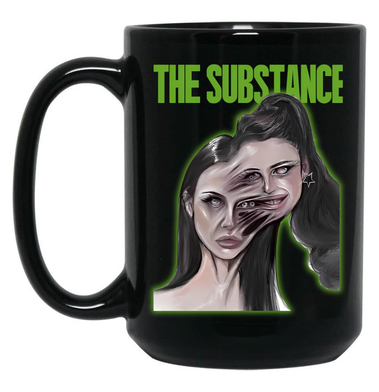 The Substance Art Black Coffee Mug, Gift Coffee Mug