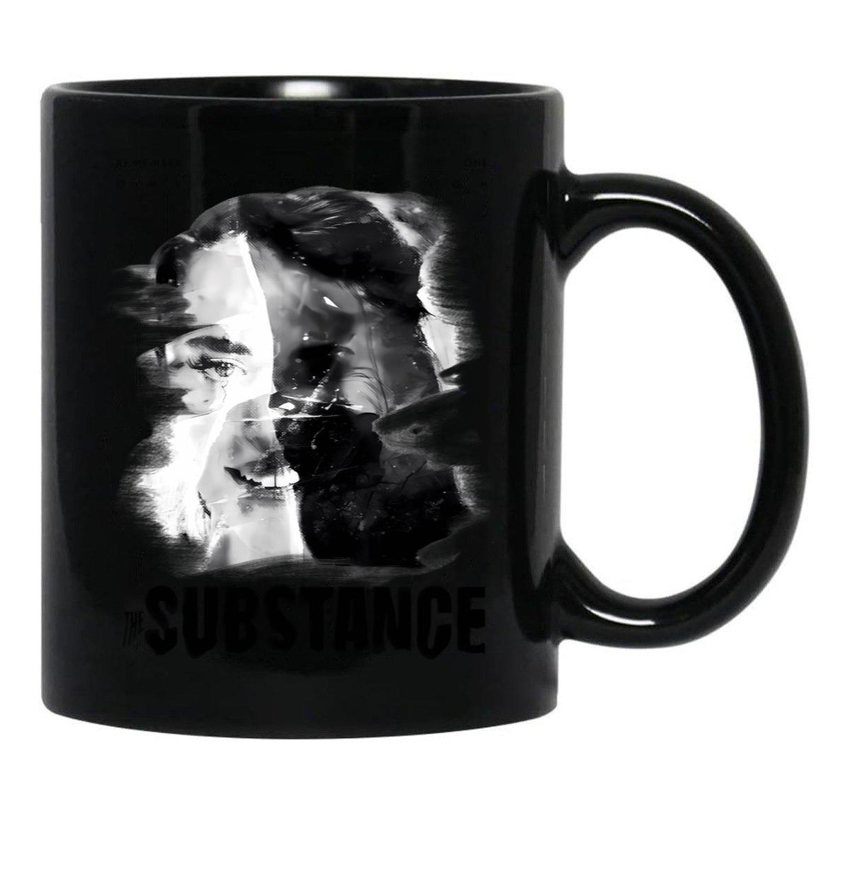 The Substance Movie Black Coffee Mug, Gift Coffee Mug Style 4 - Black