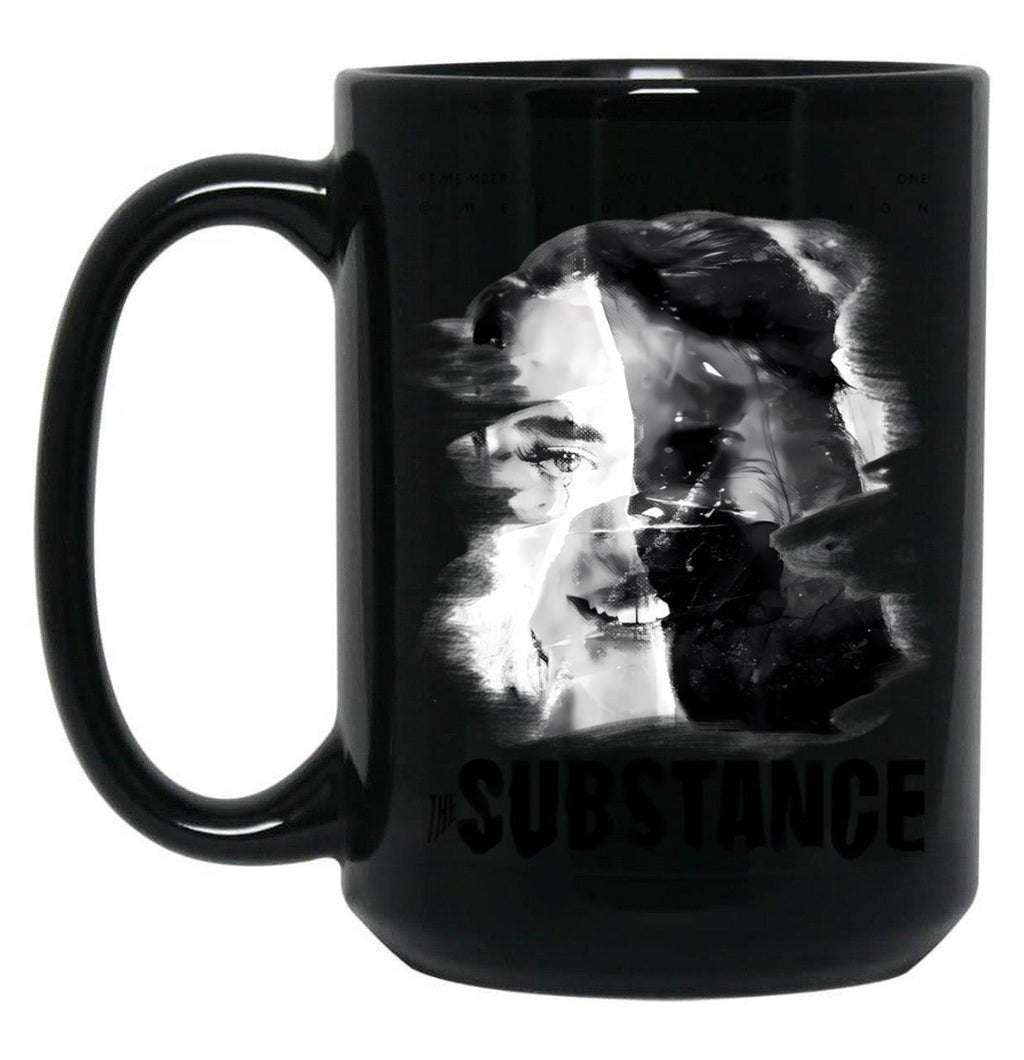 The Substance Movie Black Coffee Mug, Gift Coffee Mug Style 4