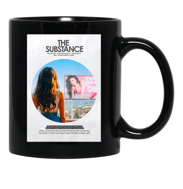 The Substance Black Coffee Mug, Gift Coffee Mug Style 8 - Black