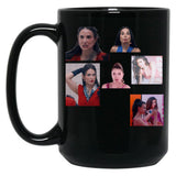 4 The Substance Sticker Pack Black Coffee Mug, Gift Coffee Mug