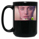 The Substance Demi Moore Horror Movie Film Black Coffee Mug, Gift Coffee Mug