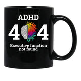 404 Error Code Executive Function Not Found Black Coffee Mug, Gift Coffee Mug - Black