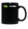 The Substance Demi Moore Horror Movie Film Black Coffee Mug, Gift Coffee Mug - Black